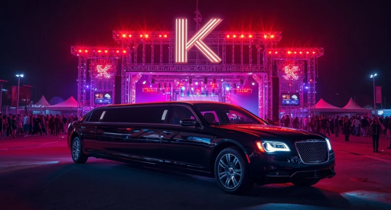 k music festival limo service